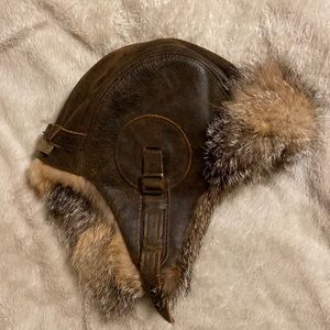 COPY - Women’s Cote Cuir Fur Trapper Aviator Hat